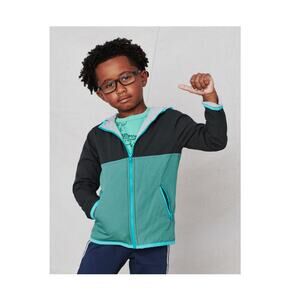 NEW Tea Collection Lined Ripstop Jacket in Iron size 2 3 XS